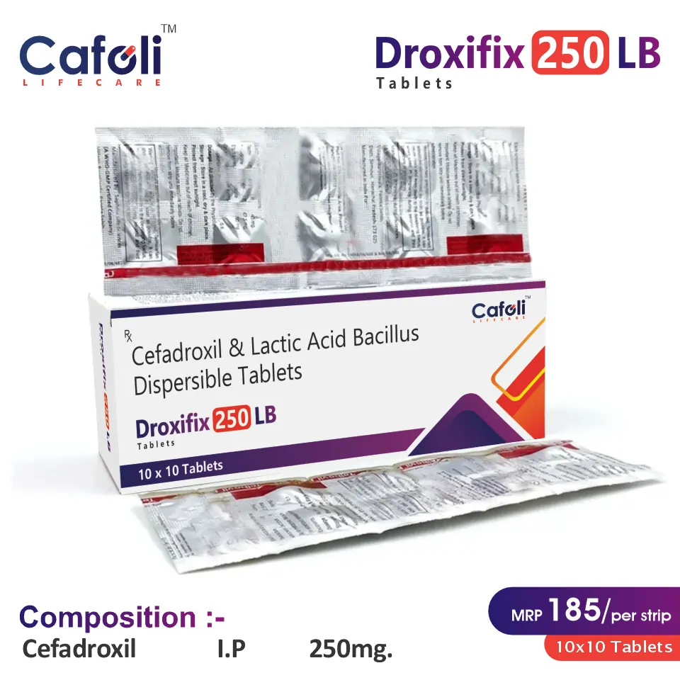 Cefadroxil 250mg + LB Tablet | PCD Pharma Franchise for Antibiotics